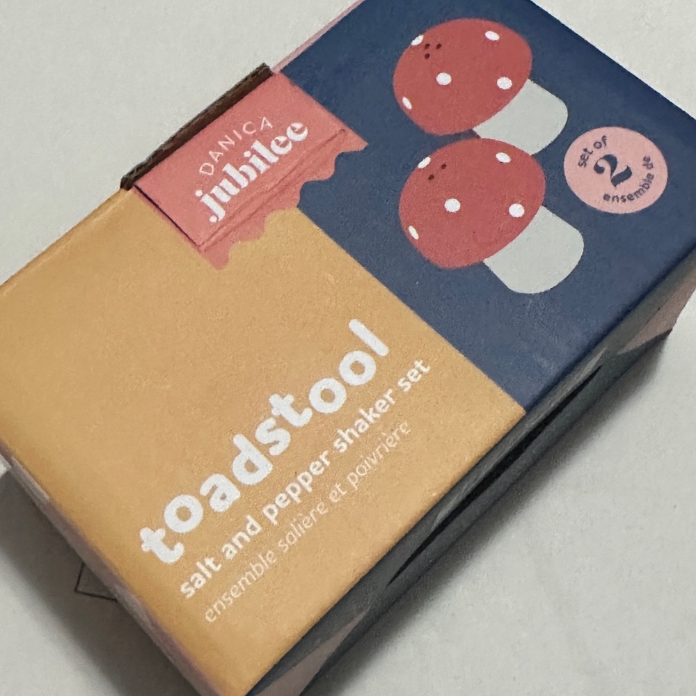 3 for 10 - Danica Jubilee Mushroom Salt and Pepper Shakers